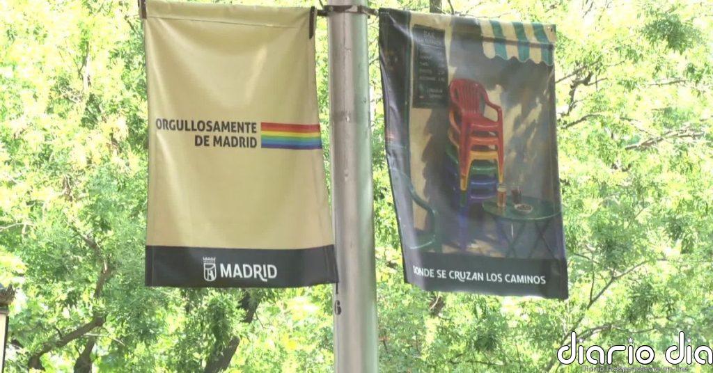 Críticas al Ayuntamiento de Madrid porque el lema del Orgullo en los carteles no hacía alusión a las reivindicaciones del colectivo