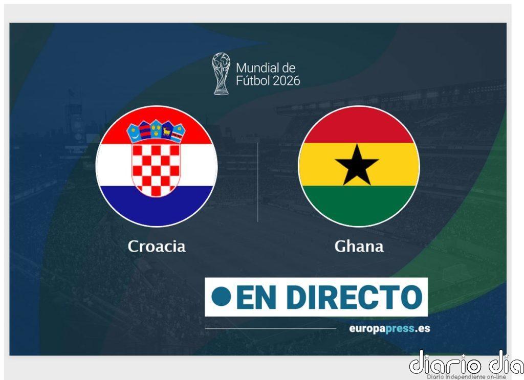 Croacia - Ghana, en directo hoy: sigue el partido de Copa Mundial de la FIFA minuto a minuto