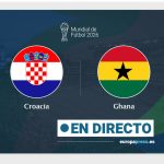 Croacia - Ghana, en directo hoy: sigue el partido de Copa Mundial de la FIFA minuto a minuto