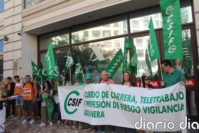 CSIF destaca el respaldo al paro de 24 horas en la Agencia Tributaria y avisa: "Vamos a seguir movilizándonos"