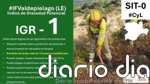 Decretado nivel 1 para un incendio en Valdepiélago (León) y en el que trabaja una veintena de medios