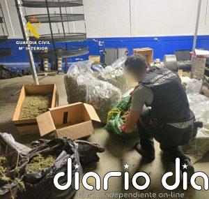 Desarticulado un centro de producción de marihuana y hachís en una nave industrial de Santa Fe (Granada)