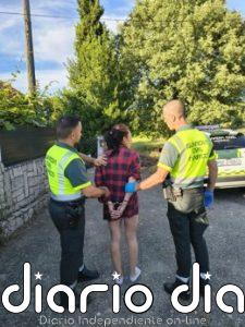 Detenida la conductora sin carné que se dio a la fuga tras atropellar a un agente en un control en Verín
