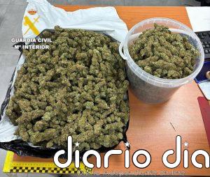 Detenidas 4 personas por tráfico de drogas en Vall d'Alba (Castellón) e intervenidos casi 3 kilos de marihuana