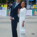 Doña Letizia recupera un vestido muy especial para su nuevo encuentro con León XIV en la Sagrada Familia