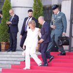 Doña Sofía recupera el 'privilegio del blanco' para su encuentro con León XIV en La Almudena