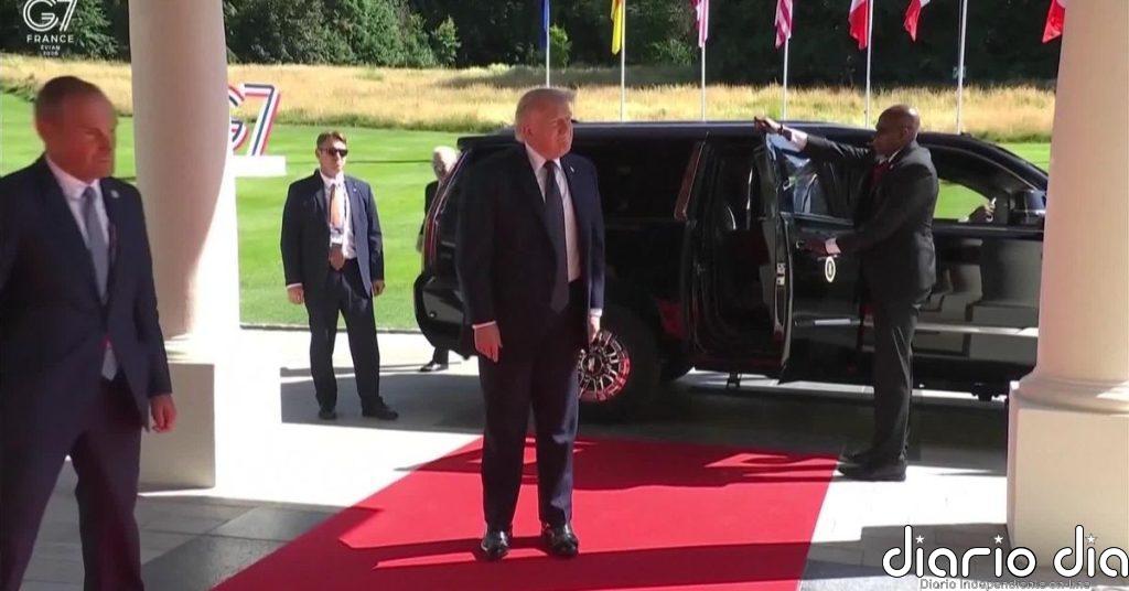 Donald Trump llega a la cumbre del G7 tras pactar un acuerdo preliminar con Irán