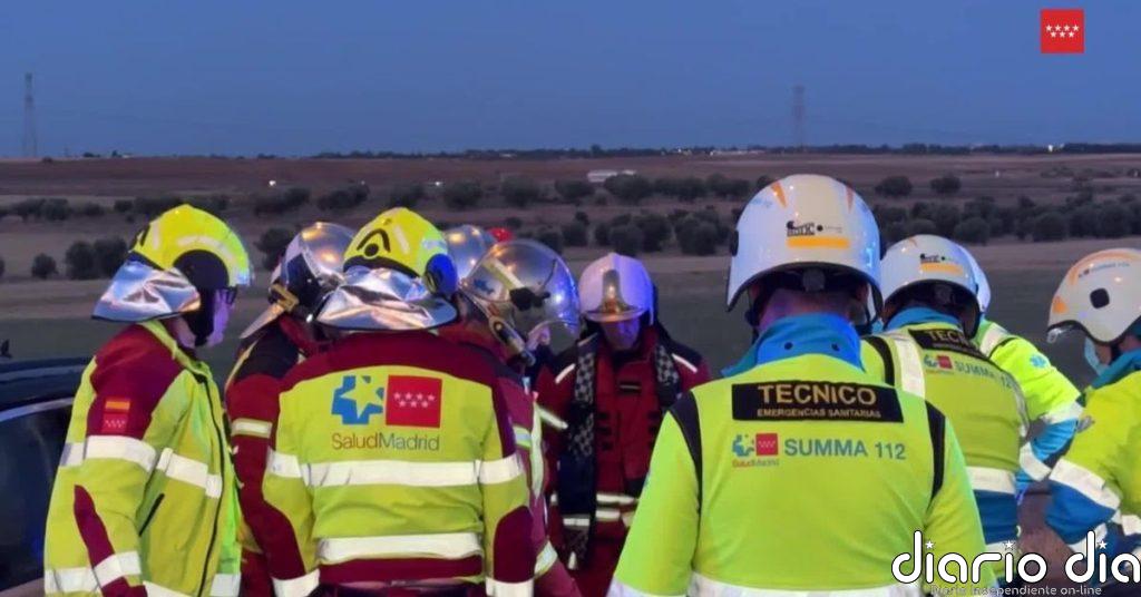 Dos fallecidos y tres heridos graves en un accidente en la M-410