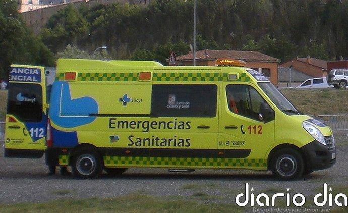 Dos heridos, uno inconsciente, en la salida de vía de un coche en la A-6 en Rueda (Valladolid)