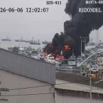 Ecuador.- Un incendio calcina 35 embarcaciones pesqueras en el puerto ecuatoriano de Manta y deja dos heridos graves