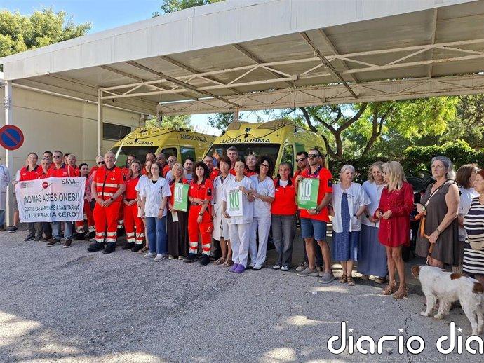 El 061 convoca una concentración de rechazo por la agresión a una enfermera de emergencias en Málaga capital