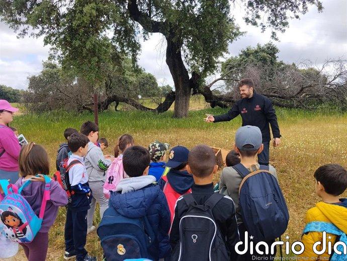 El centro de educación ambiental de la Diputación de Badajoz en La Cocosa supera los 4.000 participantes este curso