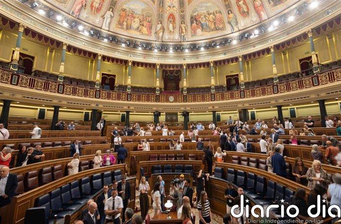 El Congreso apercibe a Vox por repartir merchandising del partido en las Jornadas de Puertas Abiertas de la Cámara