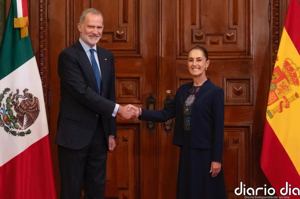 El encuentro entre Felipe VI y Sheinbaum sella una "nueva etapa de diálogo y respeto" entre México y España