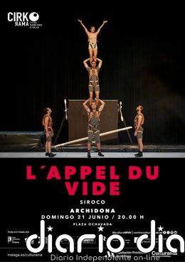 El festival Cirkorama protagoniza la agenda cultural semanal de la Diputación de Málaga