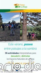 El Gobierno de La Rioja propone 36 actividades y 900 plazas gratuitas dentro de 'Pasea La Rioja'