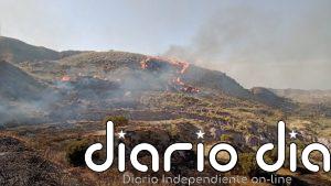 El Infoca da por extinguido el incendio de Carboneras y mantiene controlado el de Mojácar (Almería)
