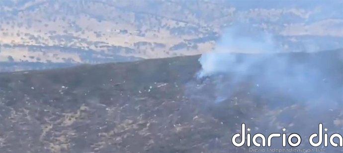 El Infoca da por extinguido el incendio forestal declarado en un paraje de Cortelazor (Huelva)