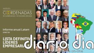 El Instituto Coordenadas identifica a los 25 empresarios más influyentes de América Latina