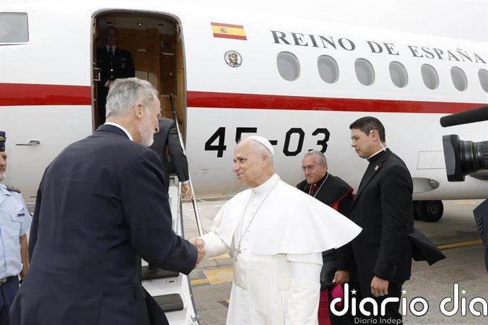 El Papa agradece a España y "de modo especial" al Rey Felipe VI su acogida durante el viaje apostólico