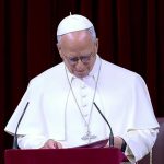 El papa defiende en el Congreso “toda” vida humana “desde su concepción hasta su ocaso natural”