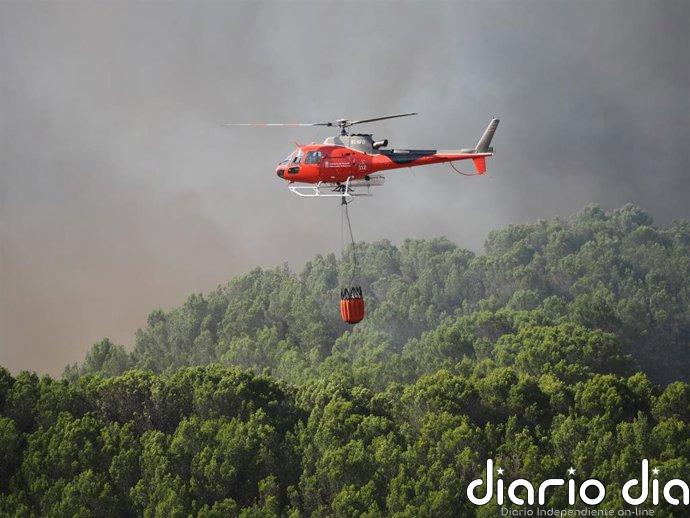 El Plan Infoca logra controlar el incendio declarado en el paraje El Moralejo de Almonte (Huelva)