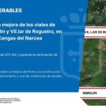 El Principado invierte 472.000 euros en la mejora de viales en Cangas del Narcea