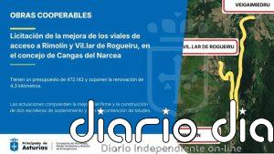 El Principado invierte 472.000 euros en la mejora de viales en Cangas del Narcea