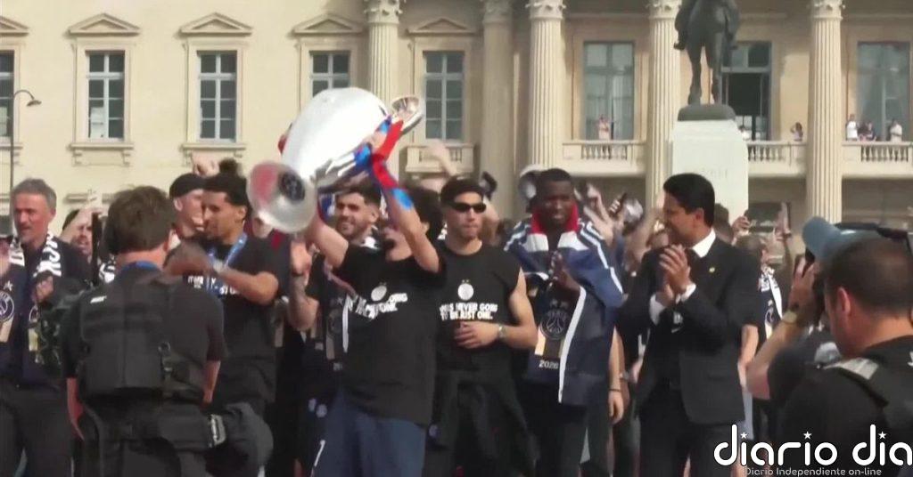 El PSG desata la locura en París tras coronarse bicampeón de Europa