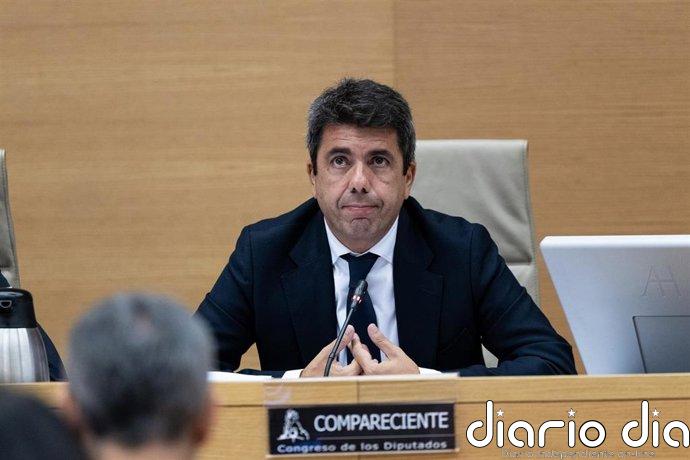 El PSPV se querella contra Mazón en el Supremo por "falso testimonio" en la Comisión del Congreso sobre la dana
