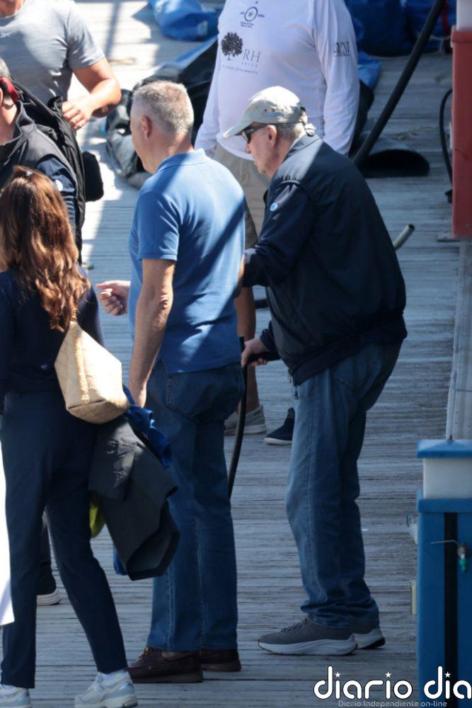 El Rey Juan Carlos recibe una visita familiar muy especial 48 horas después de su llegada a Sanxenxo