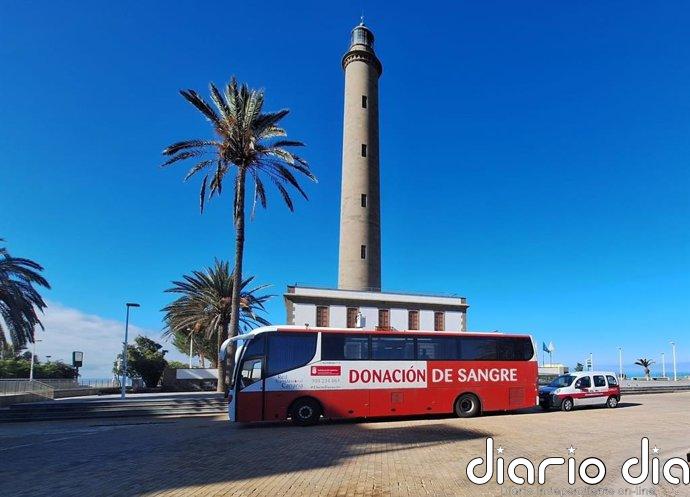 El Servicio Canario de Salud despliega la próxima semana nuevos espacios itinerantes para la donación de sangre