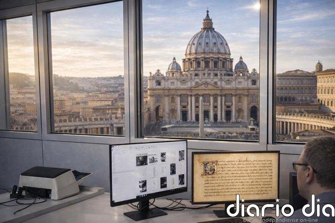 El Vaticano digitaliza siglos de patrimonio documental en un proyecto que evolucionará con el uso de IA