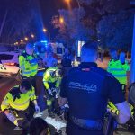 En estado grave un motorista tras perder el control y sufrir una caída en el Paseo de la Castellana de Madrid