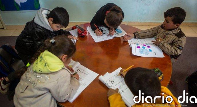 Entreculturas y Alboan presentan la campaña Escuela Refugio bajo el lema 'La infancia no se ataca, se protege'