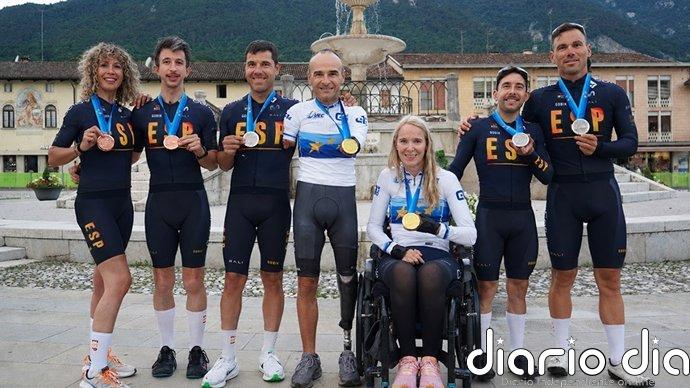 España empieza con seis medallas el Europeo de ciclismo paralímpico