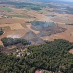 Estabilizado el incendio en Forallac (Girona) con 14 dotaciones de Bombers aún trabajando