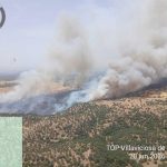 Estabilizado el incendio forestal en el paraje Villalobillos de Almodóvar del Río (Córdoba)
