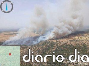 Estabilizado el incendio forestal en el paraje Villalobillos de Almodóvar del Río (Córdoba)