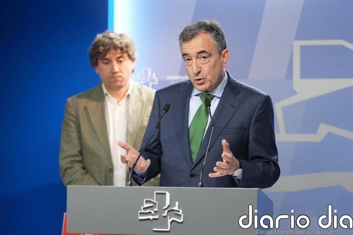 Esteban descarta apoyar una moción de censura de un PP que dice "barbaridades" sobre el PNV y rechaza las transferencias