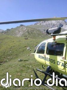 Evacuado en helicóptero un hombre de 79 años tras lesionarse bajando del Pico de Cabrones