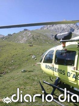 Evacuado en helicóptero un hombre de 79 años tras lesionarse bajando del Pico de Cabrones
