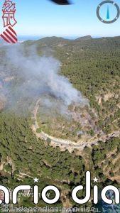 Extinguido el incendio forestal declarado este viernes en Serra