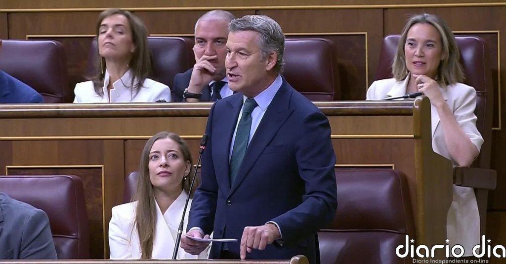 Feijóo a Sánchez: “Si yo fuera una mala persona solo le diría una cosa: 'Ánimo, Pedro”