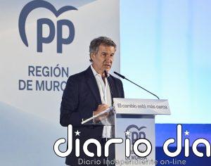 Feijóo: "El PSOE tiene el mismo número de imputados que de diputados"