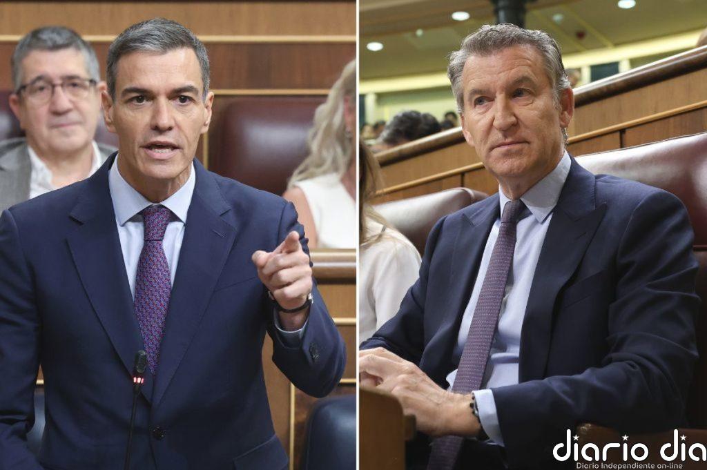 Feijóo pide a Sánchez dimitir y no "estirar esta basura" y el presidente rechaza lecciones del PP tras su corrupción
