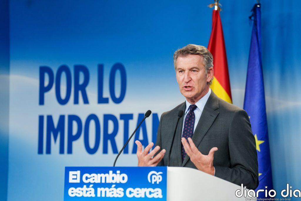 Feijóo pide a Sánchez que se vaya y convoque elecciones: la condena a Ábalos lo es "al Gobierno", el fin de la escapada
