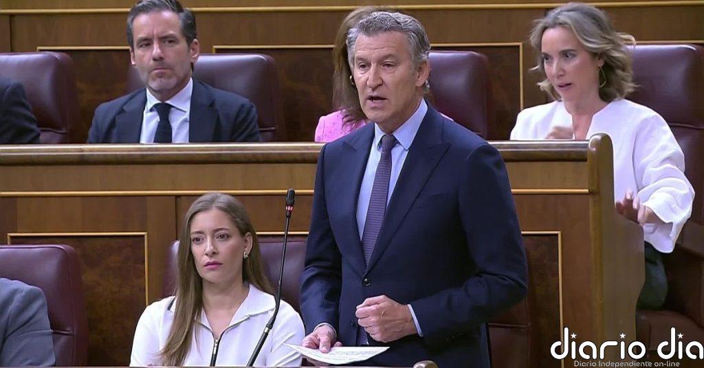 Feijóo se dirige a Sanchez como "P.S." y este le responde: “Si quiere jugar a las siglas, pregunte quién es M.Rajoy”