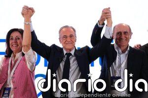 Florentino Pérez: "Aquí sigo, los socios me conocen, para defender al Real Madrid"