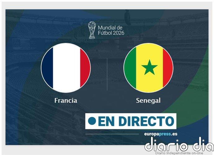 Francia - Senegal, en directo hoy: sigue el partido de Copa Mundial de la FIFA minuto a minuto
